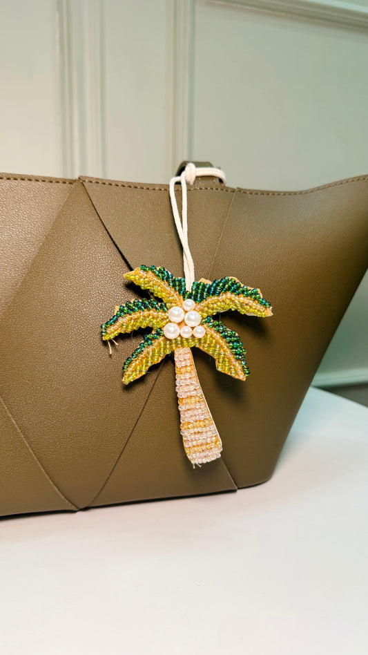 Palm Tree Bag Charm