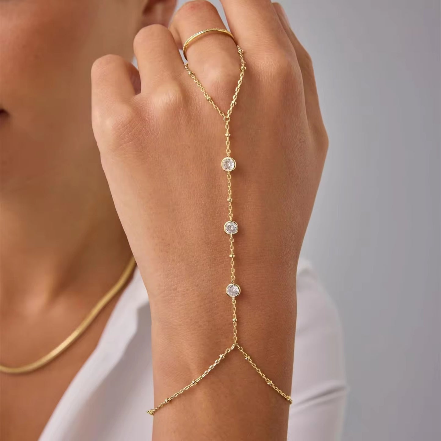 Diamond Hand Chain