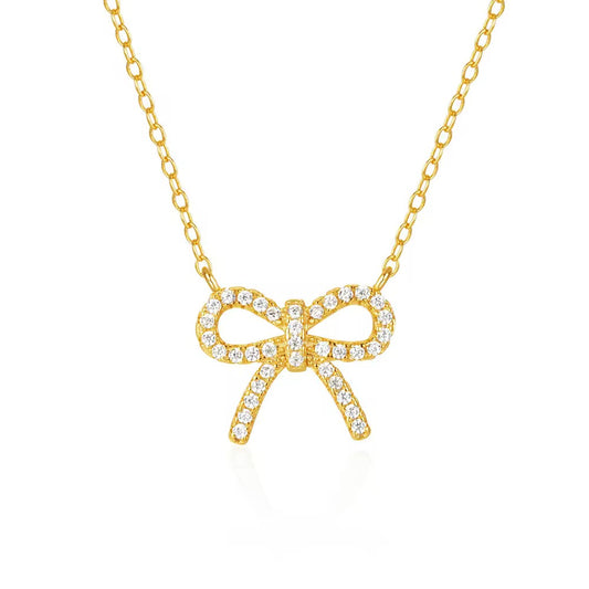 Bow Necklace